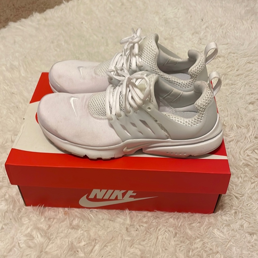 Nike white prestos